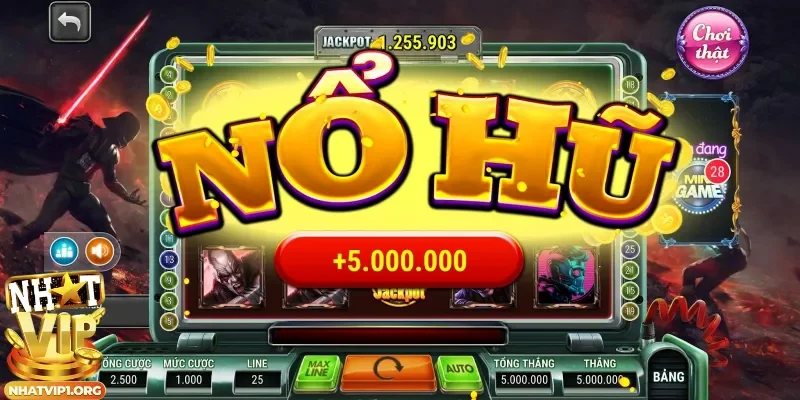 Nổ hũ Nhatvip - Giới thiệu sảnh quay hũ thưởng cực lớn